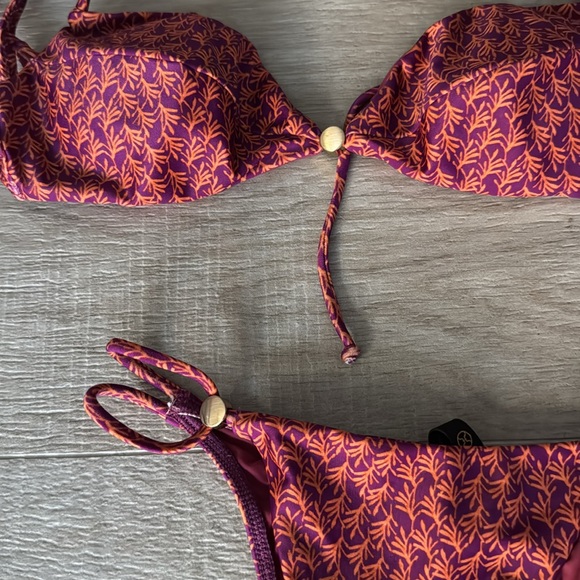 NWOT Vix swim Maroon Bikini Set - Picture 5 of 10